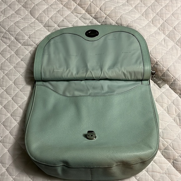 Amazing Mint green Coach Purse with shoulder strap - Picture 6 of 8